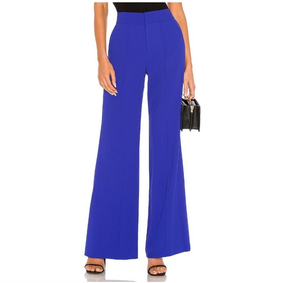 - NEW Alice + Olivia Dylan High Waist Wide Leg Pant WNTR4